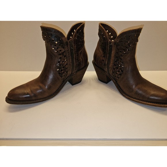 Shyanne Women's Brown Leather Western Style Boots 8.5 M - Picture 5 of 15